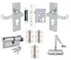 HMO Pack-Door Handle+Euro Sash Case+Thumbturn+3" Ball Bearing Hinges+Door Closer