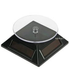 UN PIATTO ROTANTE NERO A ENERGIA SOLARE PER SORPRESINE KINDER