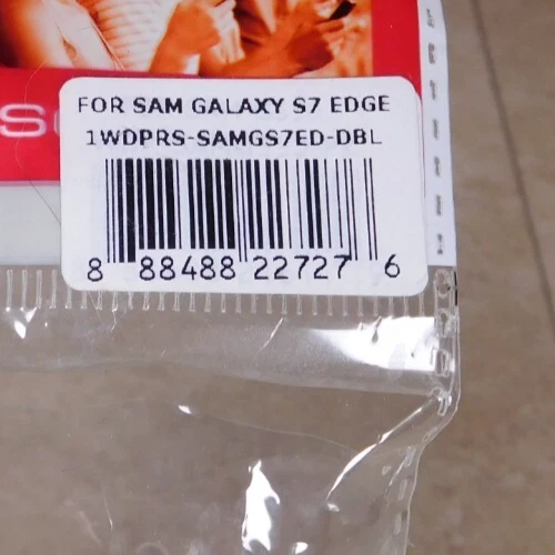 Samsung Galaxy S7 Edge - Funda de teléfono con ventana abatible con TPU interior - Azul oscuro Foto 3 de 4