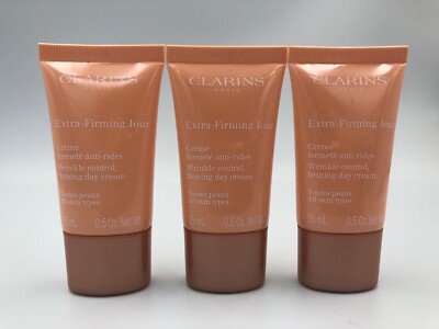 Clarins Extra-Firming jour Anti-Falten day creme All skin types 3x 15ml 2024Neu!