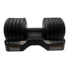 ProForm Adjustable Dumbbell Single 10-50 Lbs Home Gym Strength Training