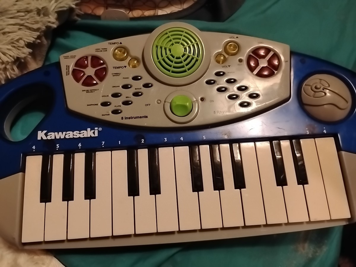 Kawasaki Music 57765 Keyboard Piano Kids Vintage 1999 Tested | eBay