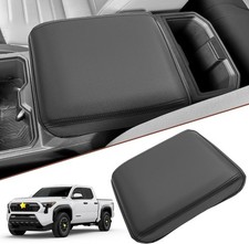 Leather For 2024-2026 Toyota Tacoma Center Console Armrest Cover Cushion Pad Leather For 2024-2026 Toyota Tacoma Center Console Armrest Cover Cushion Pad
