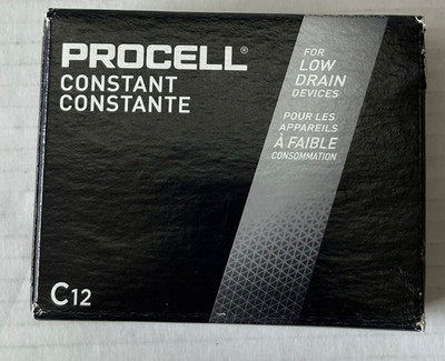 Duracell Procell Alkaline Batteries C 12/Box PC1400 | 1.5 Volt | New and Sealed