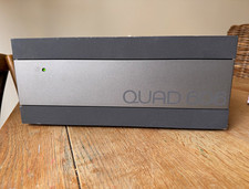 Quad 606 Power Amplifier 2-Channel Class AB Black/Grey RCA, Banana Jacks