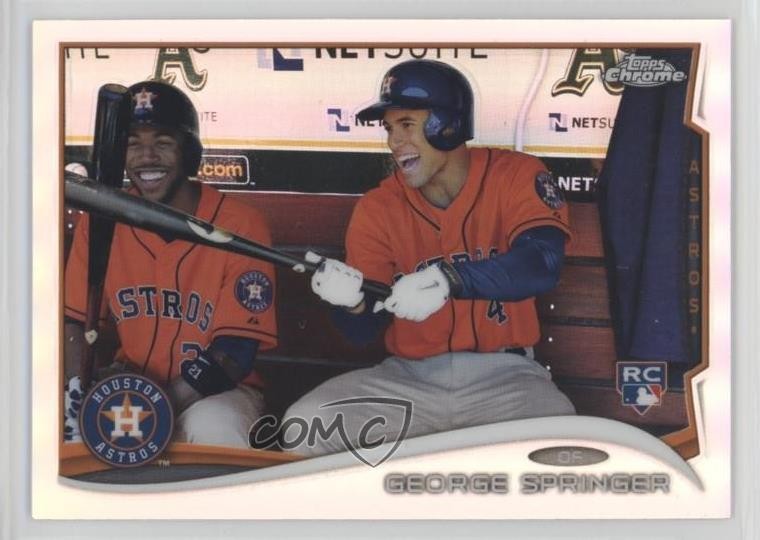 2014 Topps Chrome Refractor George Springer #138 Rookie RC 0h6w