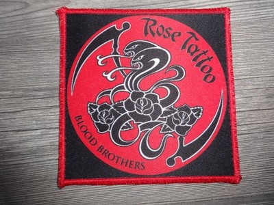 Rose Tattoo Patch Heavy Metal Rock Blood  Brothers AC/DC