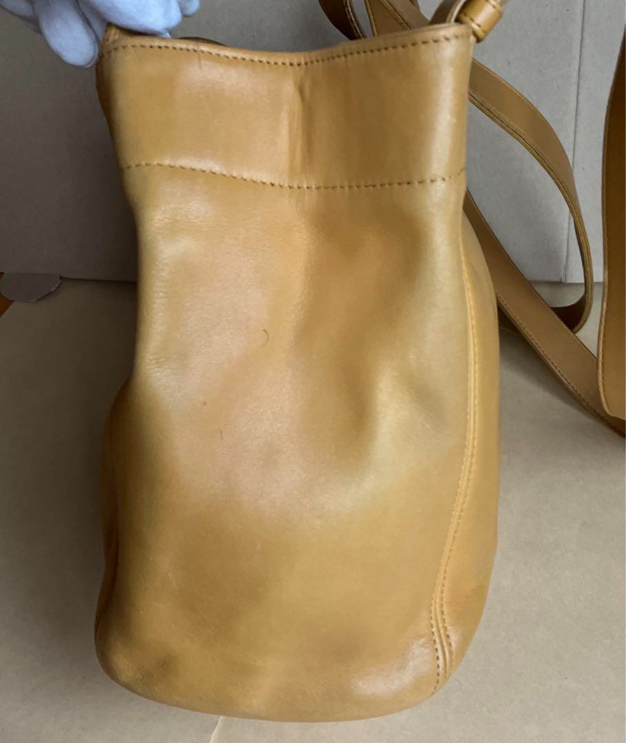 バッグ Rare Color Vintage Coach Yellow Day Pack バッグ Rare Color Vintage Coach Yellow Day Pack Rare Color Vintage