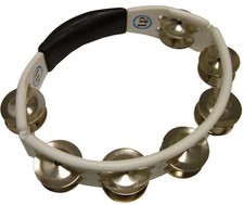 Latin Percussion LP152 Cyclops Tambourine in White