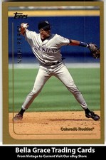 1999 Topps Neifi Perez #97 Colorado Rockies MLB Baseball