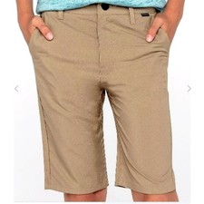 Hurley Dri-fit Walk Shorts Khaki Boys Size 16 Inseam 10"