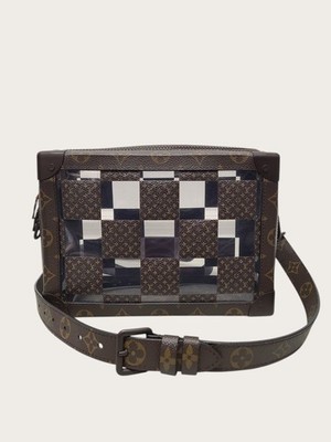Louis Vuitton Monogram Damier Pattern PVC Chess Soft Trunk Bag 140630479