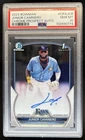 2023 Bowman Junior Caminero Chrome Auto 1st Prospect #CPA-JCR Rays PSA 10