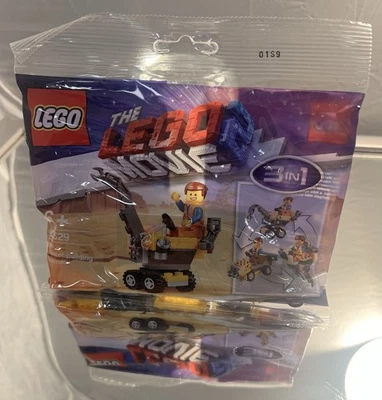 LEGO® The Lego Movie 2™ Figur Emmet Baumeister Bagger 3in1 Polybag Neu 30529 - Bild 1 von 2