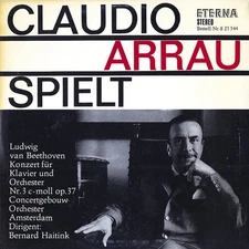 Petrol/White Stereo BEETHOVEN Piano Concerto 3 ARRAU ETERNA 825544 Ed.1 GG3 VG+