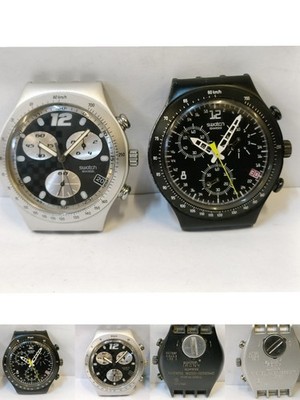 NOT WORKING REPAIR PARTS PURPOSE ALUMINIUM SWATCH IRONY QUARTZ 2 PIECE LOTT