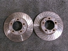 PORSCHE 718 Cayman genuine front brake drilled rotor 315mm 5-hole PCD1 / 4S9-867