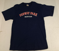 Vintage Boston Red Sox Baseball USA Made Fenway Park Navy Large