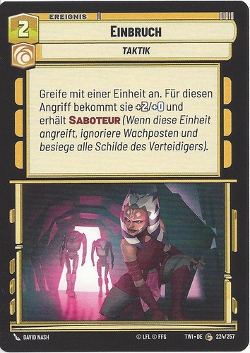 Star Wars Unlimited - Niedergang der Republik (TWI) - Einzelkarten 🇩🇪 136-257 - Bild 141 von 195