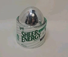 VINTAGE Sheer Energy Leggs Egg All Sheer Panty Hose Off Black Size B Nylons NOS