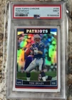 Tom Brady 2006 TOPPS CHROME REFACTOR SP #106 PSA 9 🐐