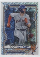 2021 Bowman Chrome Prospects Shimmer Refractor Brett Baty #BCP-237 02u0