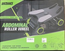 Ab Roller with Elbow Support - 4-Wheel Core Workout Machine for Home Gym Abdomin