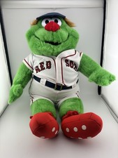 Boston Red Sox Wally the Green Monster mascot plush toy 20’ Inch Build A Bear 