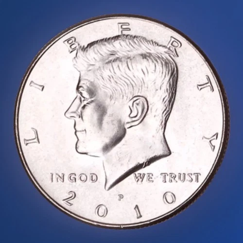 2010-P Clad Gem BU Kennedy Half Dollar Coin From OBR FAST SHIPPING