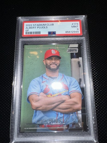 Albert Pujols [SP Variation] #173 2022 Stadium Club card