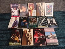 vintage lot of 14 audio cassettes tapes assorted mixed music Arista Warner