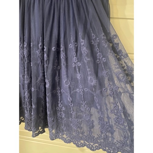Navy Lace Dress by Art Class L Large 10 12 - Picture 5 of 5