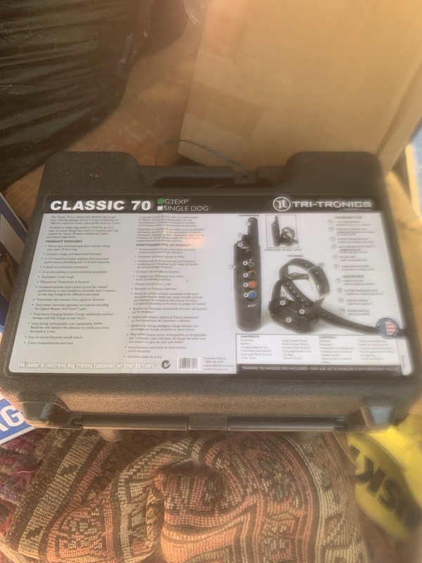 Tri-Tronics Classic 70 G3 EXP E-Collar System, Hard Case & Charger