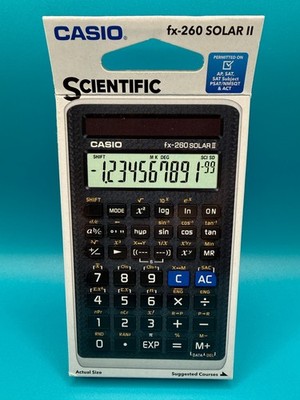 Casio fx-260 SOLAR II Scientific Calculator for sale online | eBay