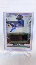 2025 Topps Josue De Paula Pro Debut Pro Debut Jumbo Relic Auto /400 #PDJAR-JDP
