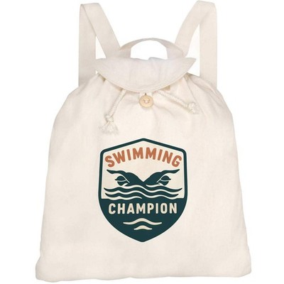 Canvas Rucksack / Backpack ''Swimming Champion Emblem'' (RK00040872)