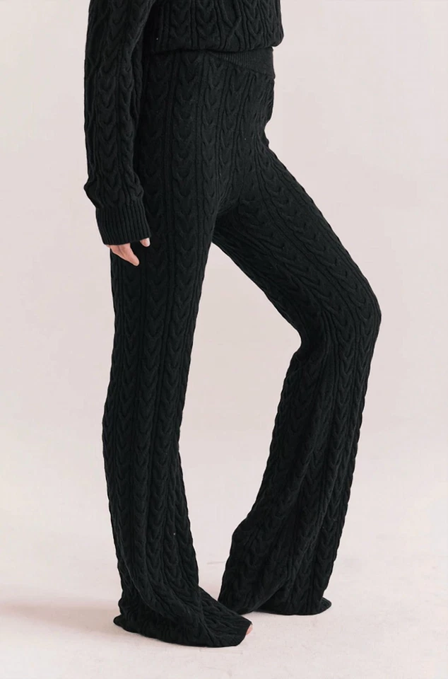 Chaser 女式押韵电缆针织裤 XS 码 — 第 3/4 张图片