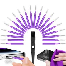 Cleaning Kit for Cell Phone and Headphone Charging Port, USB C, Purple C