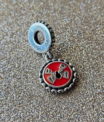 Pandora Authentic Marvel Spiderman Dangle Silver Charm