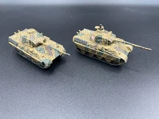 Flames of War FOW  Painted German Panther Tanks  x2  15mm