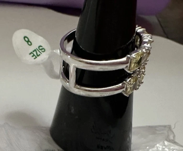 Bomb Party Lemon CZ родий размер 8 Here's To Love RBP8619 - Изображение 3 из 4