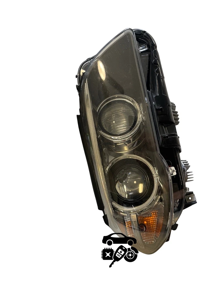 BMW F10 F11 Right Headlight Xenon HID (D1S) OEM Hella 7460606 – 2014 - 2016 LCI - Image 2 of 4