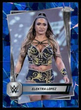 2025 Topps Chrome Sapphire Edition WWE Sapphire Elektra Lopez #95