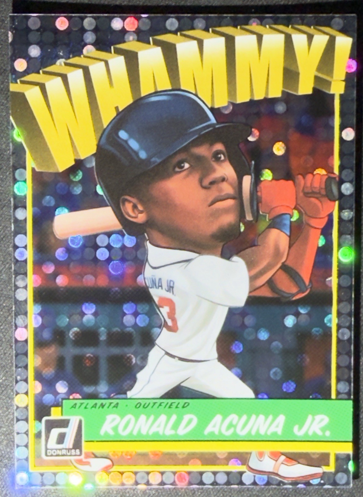 2019 Panini Donruss Whammy Ronald Acuna Jr #W2 Atlanta Braves SP Case Hit Insert