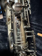 Cannonball A5-B Big Bell Stone Series Raven Alto Saxophone Black Nickel Case EX