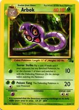 ARBOK 31/62 FOSSIL UNCOMMON LIGHTLY PLAYED POKEMON TCG on eBay
