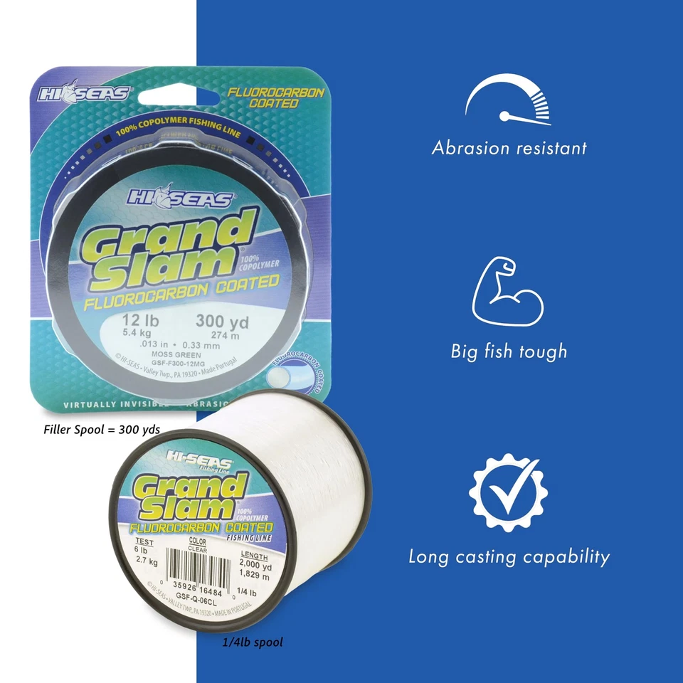 Carrete de Grand Slam de 300 yardas HI-SEAS Foto 2 de 4