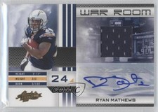 2010 Panini Absolute Memorabilia Materials Signatures 2/25 Ryan Mathews Auto 2k0