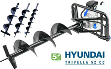Trivella mototrivella trivellatrice con motore a scoppio benzina 2T Hyundai 