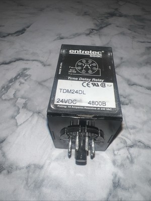 ENTRELEC ssac TIME DELAY RELAY; TDM24DL; 24VDC